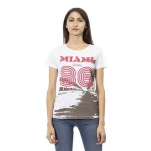 Trussardi Action White Cotton Women Women's T-Shirt